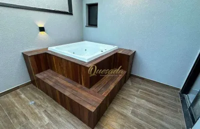 Casa térrea à venda, 3 suítes, planejados, ofurô, condomínio gran reserve, indaiatuba.