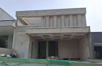 Casa nova, à venda, 3 suítes, planejados, piscina, condomínio gran reserve, indaiatuba.