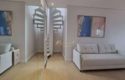 Apartamento duplex cobertura à venda, 2 quartos, 1 suíte, planejados, terraço, edifício gracias, indaiatuba.