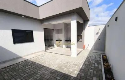Casa nova à venda, 2 quartos, 1 suíte, quintal,  jardim casablanca, indaiatuba.