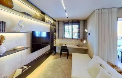 Apartamento garden em costrução à venda, 3 quartos, 1 suíte, varanda, reserva laguna, indaiatuba.