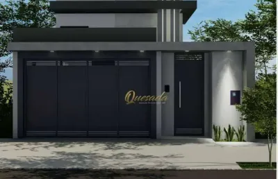 Casa térrea em construção à venda, 3 quartos, 1 suíte, planejados, jardim casablanca, indaiatuba.