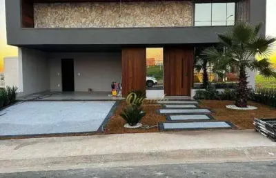 Casa térrea nova à venda, 3 suítes, planejados, escritório, piscina, condomínio dona maria cândida, indaiatuba.