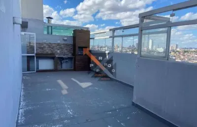 Cobertura 2 dormitórios cozinha planejada espaço gourmet lazer completo sacada piso superior amplo