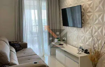 Varanda gourmet 2 dorms sendo 1 suíte 1 vaga - lazer completo