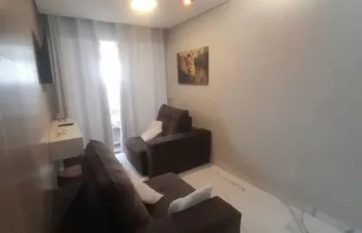 Apartamento 1 dormitório semi-mobiliado na guilhermina