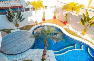 Casa com 3 dormitórios à venda, 450 m² por r$ 3.300.000,00 - residencial villa lobos - paulínia/sp