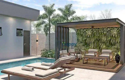 Casa com 3 dormitórios à venda, 220 m² por r$ 1.990.000,00 - santorini residencial club - paulínia/sp