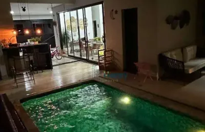 Casa com 3 dormitórios à venda, 210 m² por r$ 1.650.000,00 - condomínio terras do cancioneiro - paulínia/sp