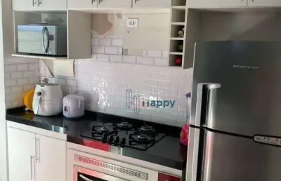 Apartamento com 2 dormitórios à venda, 50 m² por r$ 295.000,00 - residencial parque padovani - paulínia/sp