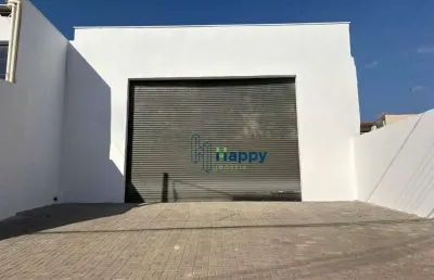 Galpão para alugar, 207 m² por r$ 10.000/mês - santa cecília - paulínia/sp