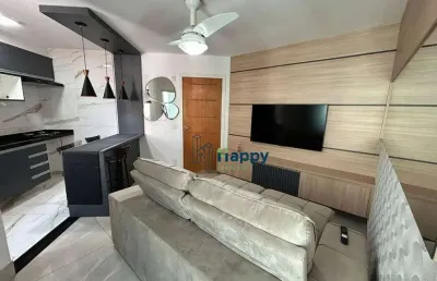 Apartamento com 2 dormitórios à venda, 46 m² por r$ 350.000,00 - condomínio reserva joão aranha - paulínia/sp
