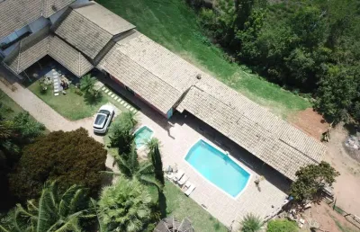 Casa de campo para locação em atibaia, portão, 7 dormitórios, 4 suítes, 6 banheiros, 4 vagas