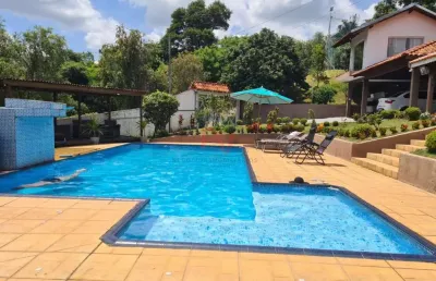 Casa de campo para locação em atibaia, rio abaixo, 3 dormitórios, 1 suíte, 3 banheiros, 4 vagas
