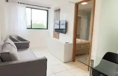 Vende-se apartamento de 1 quarto com sala, cozinha e área de serviço - piscina na cobertura - 34m - graças
