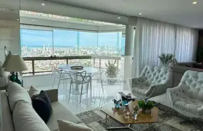 Vende-se apartamento de 4 suítes - 189m - area de lazer completa - torreão