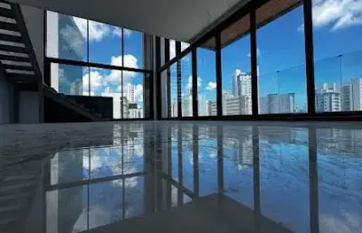 Duplex com 4 suítes à venda - 226 m² - casa forte - recife/pe