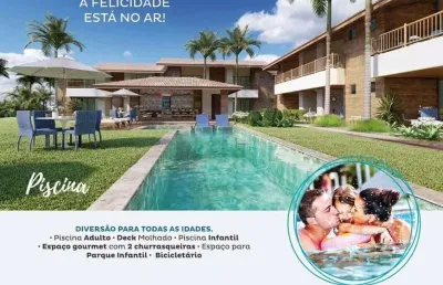 Casa de condomínio para venda possui 62 metros quadrados com 2 quartos
