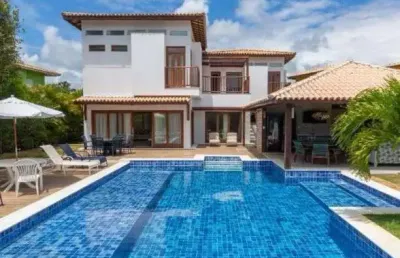 Casa alto padrão em sauípe 4|4, 04g e 1900m² (porteira fechada)