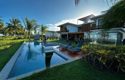Casa alto luxo em praia do forte com 8|4, 06g e 800m²