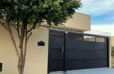 Casa 3 quartos no residencial parque dos ipês i - mirassol