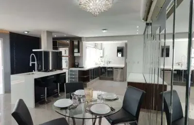 Cs042 - aluguel apartamento 100% mobiliado no edifício torre cenário