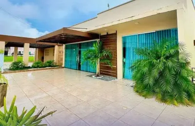 Magnífica asa no cond. parque paraíso em castanhal com 4 suites, placa solar, área gourmet, piscina.