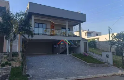 Casa com 4 dormitórios, 300 m² - venda por r$ 2.800.000 ou aluguel por r$ 13.950/mês - condomínio vale das águas - bragança paulista/sp