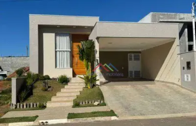 Casa com 3 dormitórios à venda, 165 m² por r$ 1.100.000 - condomínio portal da serra - bragança paulista/sp