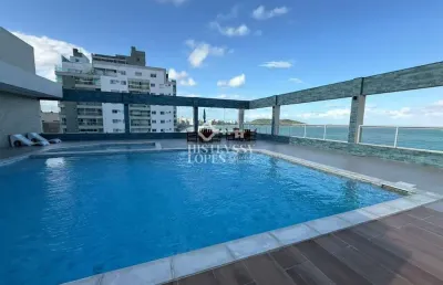 Apartamento com 1 quarto à venda na avenida beira mar, 1800, praia do morro, guarapari por r$ 480.000