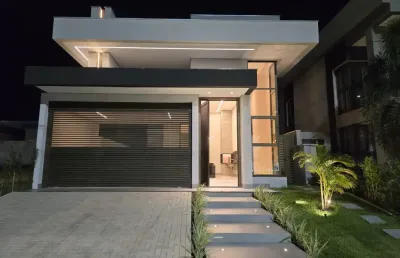 Casa térrea com piscinas 3 suítes condomínio belvedere ii - cuiabá - mt