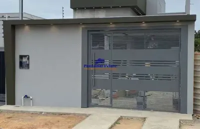 Casa para venda no bairro pirineu, 3/4, 2 wc - várzea grande - terreno 112 m²