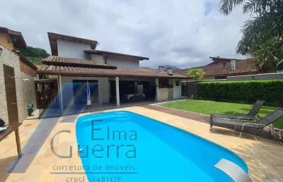 Ubatuba, horto - cond. ubatuba country, casa com 03 dormitórios, sendo 01 suíte e área de lazer.