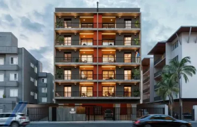 Ubatuba, tenório - lançamento, apartamentos com 5 tipos de plantas de 62 a 80m2 - lazer completo