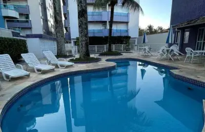 Ubatuba, itaguá - apartamento mobiliado com 03 dormitórios, sendo 01 suítes, área de lazer.