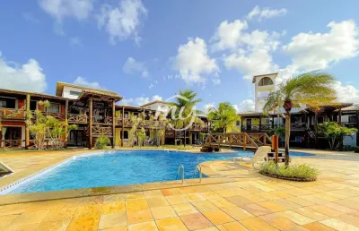 Itacimirim| village térreo 90 m²| 2 dormitórios| 1 vaga| mobiliado| na praia da espera