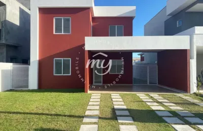 Camaçari| terras alphaville| casa duplex alto padrão 203m²| mobiliada