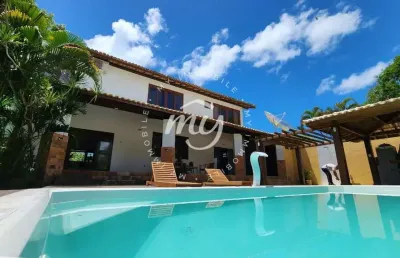 Guarajuba| paraíso| casa duplex 400m²| 300 m praia| 6 dormitórios| 3 vagas| mobiliada