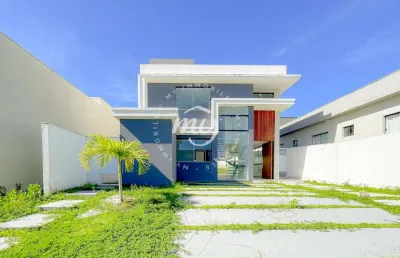 Camaçari| terras alphaville| casa duplex nascente| alto padrão 175m²| 4 suítes| 2 vagas