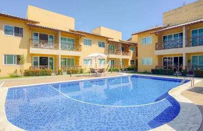 Guarajuba| village térreo com 70m²| 2 dormitórios| 1 vaga
