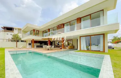 Guarajuba| mansão luxuosa| vista mar| 451m²| 8 suítes| 2 vag
