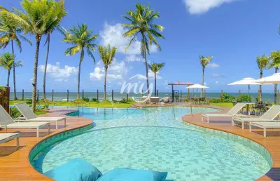 Marluá itacimirim| casa duplex 180m²| 4 suítes| 2 vagas| pé na areia| praia da espera