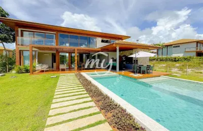 Praia do forte| praia bella| casa 455m²| 6 suítes| 5 vagas| piscina| gourmet|churrasqueira