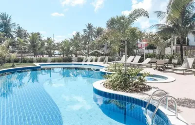 Itacimirim| village 95m²| 2 suítes| garden| mobiliado| 2 vagas| praia da espera