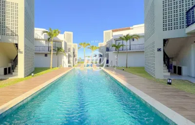 Itacimirim|apartamento com terraço vista mar|255m²|3 quartos|2 vagas|mobiliado|pé na areia