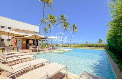 Itacimirim| village térreo 85 m²| 3 suítes| 2 vagas| área gourmet| mobiliado| pé na areia