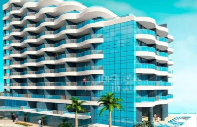 Armação | apartamento 63 m2| quarto e sala| 1 vaga | vista mar