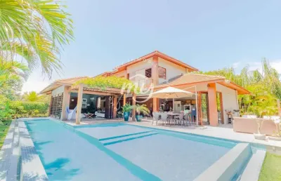 Praia do forte| casa duplex 240m²| mobiliada| 5 suítes| 3 vagas| piscina