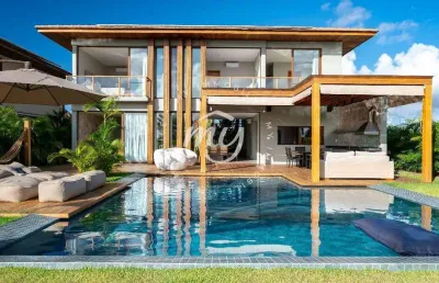 Praia do forte| casa duplex com 570m²| mobiliada| 5 suítes| 4 vagas|