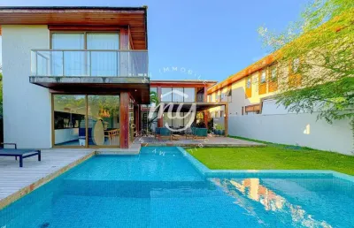 Praia do forte| casa duplex alto padrão com 463m²| 5 suites| mobiliada| no piscinas naturais